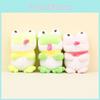 Cute Froggy Plush Keychain Quirky Tongue-out Frog Stuffed Toy Perfect For Backpacks