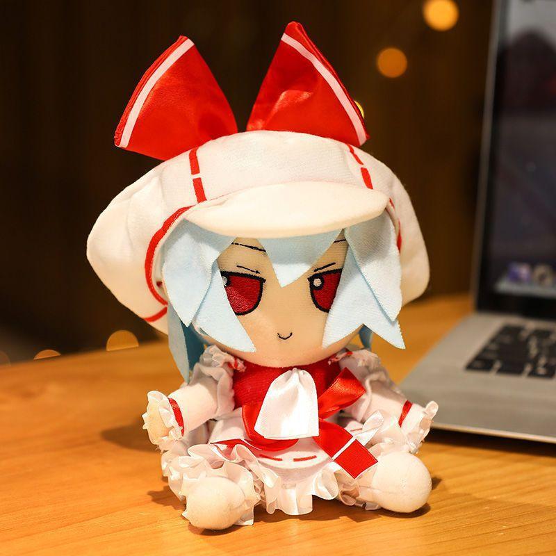 

20 см Проект Touhou Хакурей Рейму Кирисаме Чирно Фумо Фландр Скарлет Аниме Периферийные Плюшевые Игрушки Подарки на День японской дочери 20cm розовый