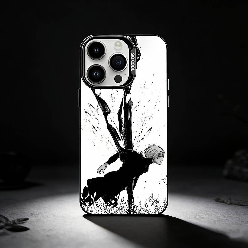 Tokyo Ghoul Phone Case For iPhone 17,16,15,14,13,12,11 Plus,Pro Max,XS,Colored silver phone case