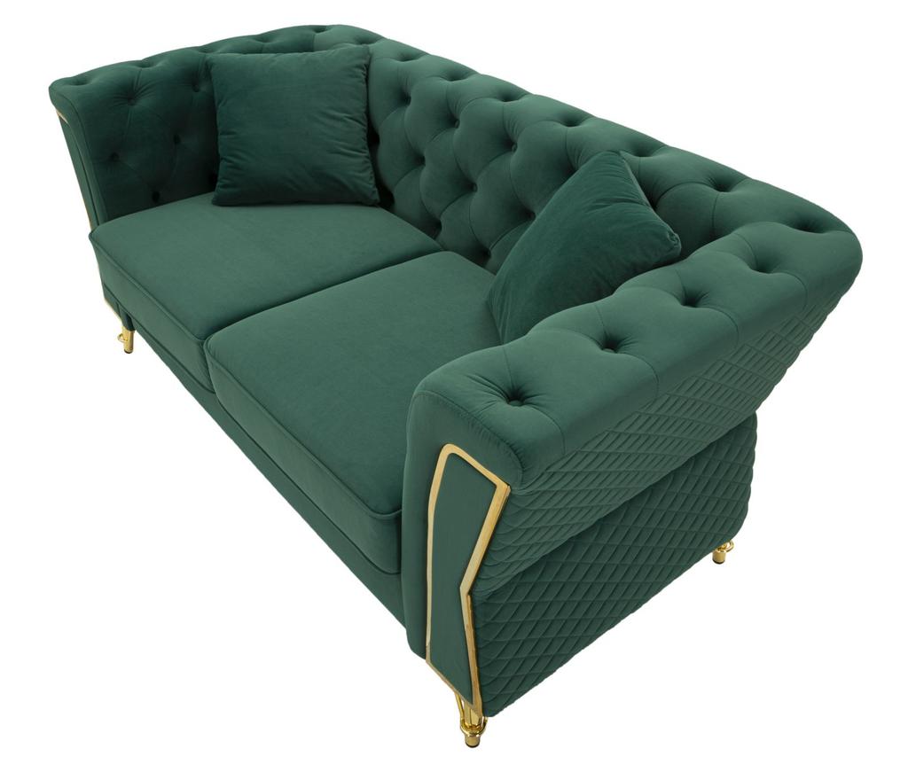 Sofa Emy Green With Cushionscm 162X83X76