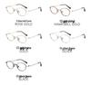 Louis Oval Pure Titanium Glasses - Small Frame, Screwless 47 Mm, High-End Nerd Style, Cold Aesthetic