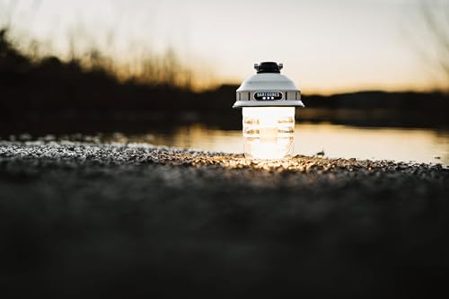 Barebones Beacon Hanging Light, Rechargeable LED Camping Lantern with Dimmable Lighting - Weatherproof Retro Hanging Lantern for Outdoor Adventures an