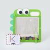 Double-Sided Magnetic Wooden Puzzle Board - Animals, People, Letters & Scenes