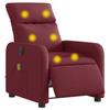 VidaXL Fauteuil de Massage Inclinable Électrique, Chaise de Relaxation avec Dossier et Repose-pied Réglables, Siège de Salon 3206693