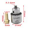 BAAJ-8X Hot Electric Drill Grinding Mini Drill Chuck Key Keyless Drill Chucks 0.3-4Mm With 3.17Mm Shaft Connecting Rod