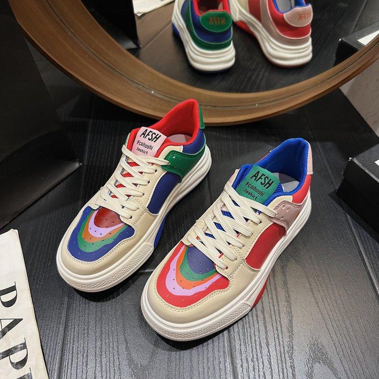 

Дизайнерские женские кроссовки на платформе Mandarin Duck, женские теннисные туфли, женские прогулочные массивные кроссовки, повседневная вулканизированная обувь 35