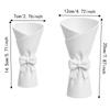 Nordic Style Bow Bouquet Shaped Vase White Desktop Ornament  Desktop Decoration