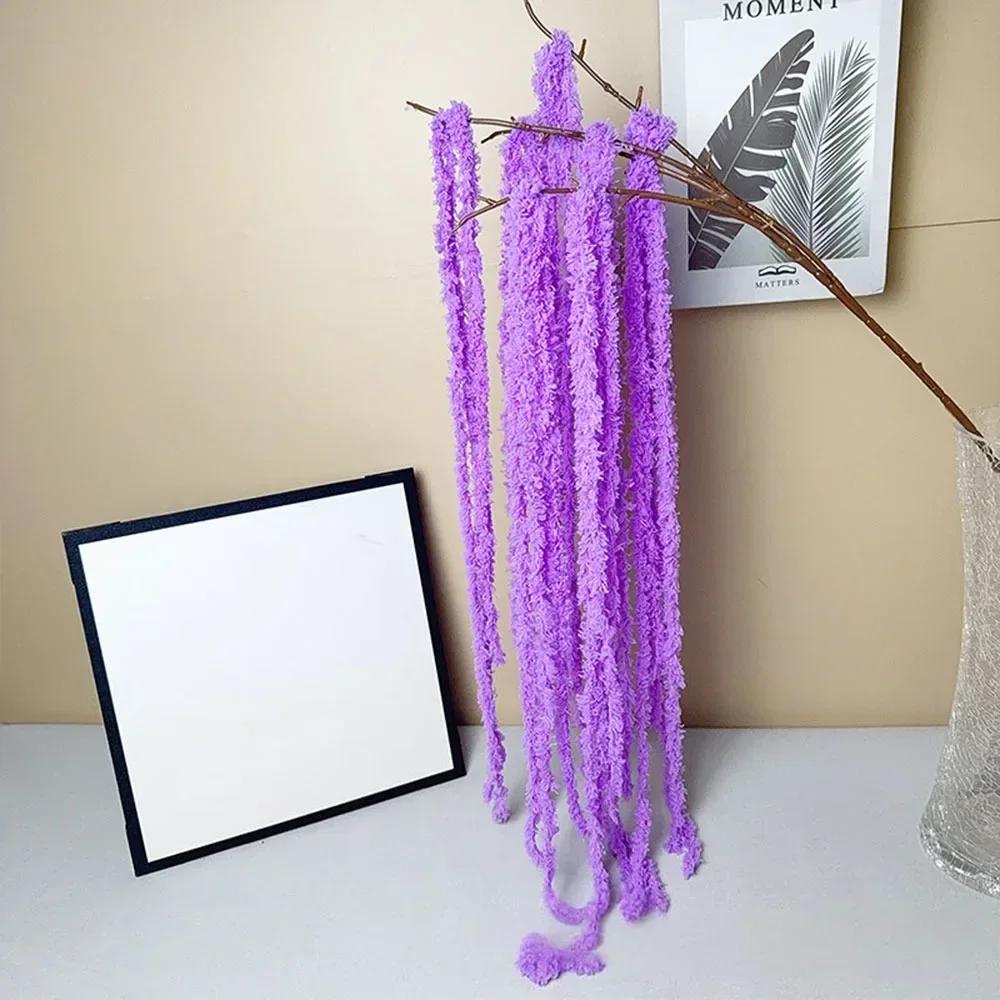 Multicolor Amaranthus Artificial Hanging Plant Ornament Yarn Simulated Amaranthus Caudatus Accessories Photo Props