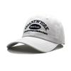 Vintage American Letter Embroidery Cap Men'S And Women'S Casual Versatile Bent Baseball Cap Men'S