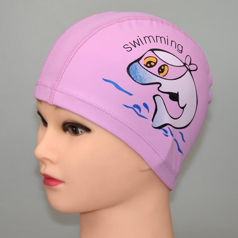 Alliance Envoy Kids  PU Dolphin Print Swim Cap