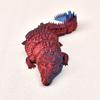 3D Printed Crocodile Can Open Mouth Articulated Body Model Mini Toy Joint Movable Articulated Figurin Desktop Ornament Kids Gift