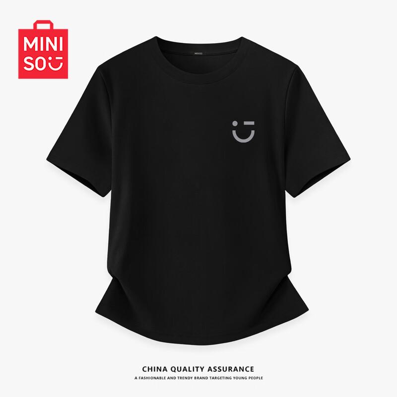 MINISO Women s Pure Cotton Short Sleeve T-Shirt S