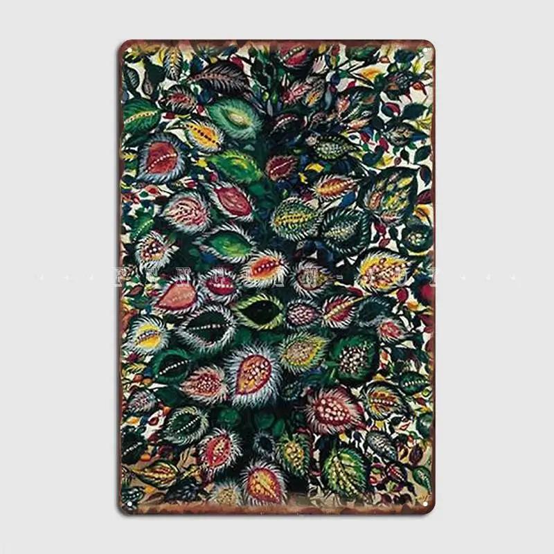 

Feuilles Seraphine Louis Favourite Artists Collection Metal Sign Cinema Kitchen Party Personalized Plates Tin Sign Poster 20x30cm（7.8x11.8inch）