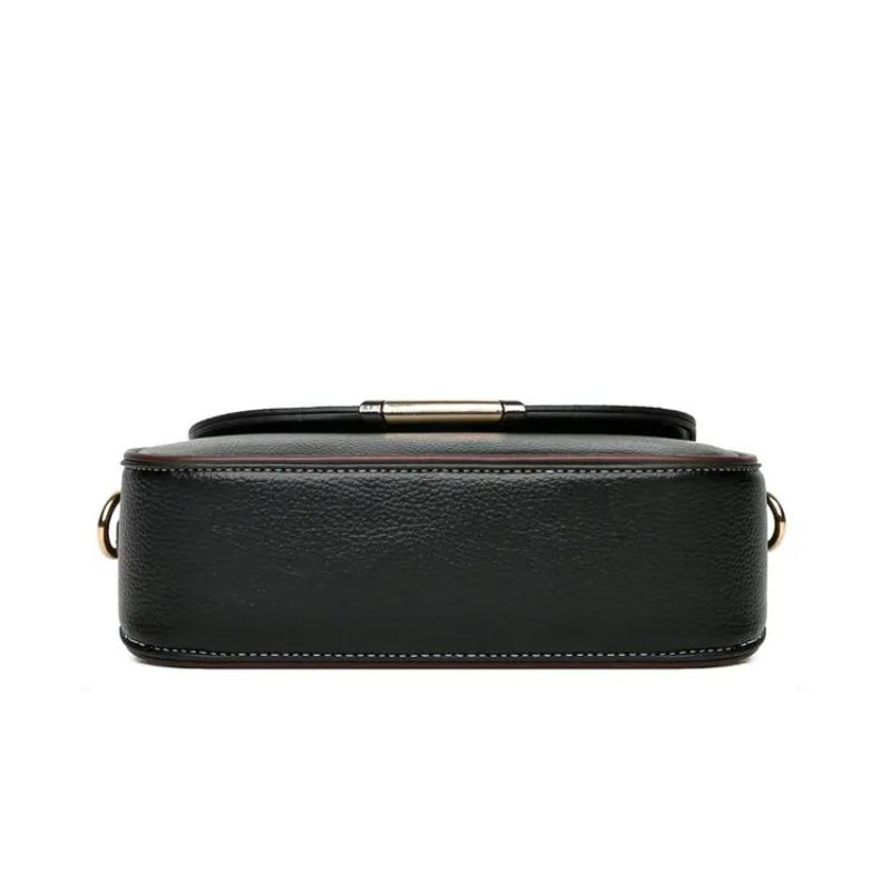 Divatos PU Bőr Női Válltáska, Egyszerű Alkalmi Kereszttáska, Divatos Retro Napi Táska Napi Használatra és Vásárlásra