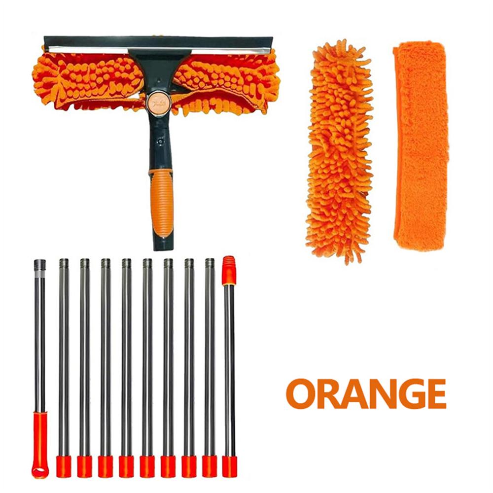 100CM-420CM ausziehbarer Spleißstab Bodenabzieher Haushaltsfensterreiniger Wischer Glasabzieher Fensterwischer Heimreinigungswerkzeuge
