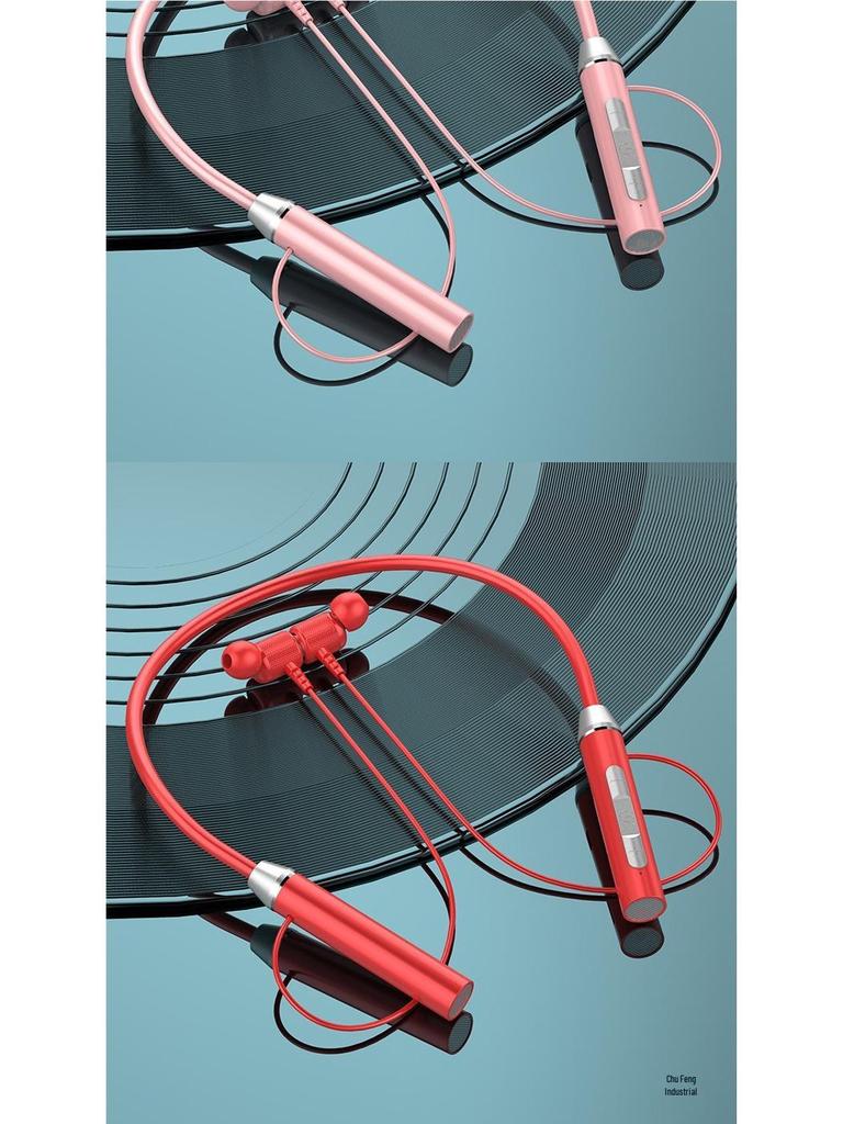 Sports Bluetooth Neckband Headphones - Wireless, Stereo, High-Quality Sound, Extended Battery Life for Running