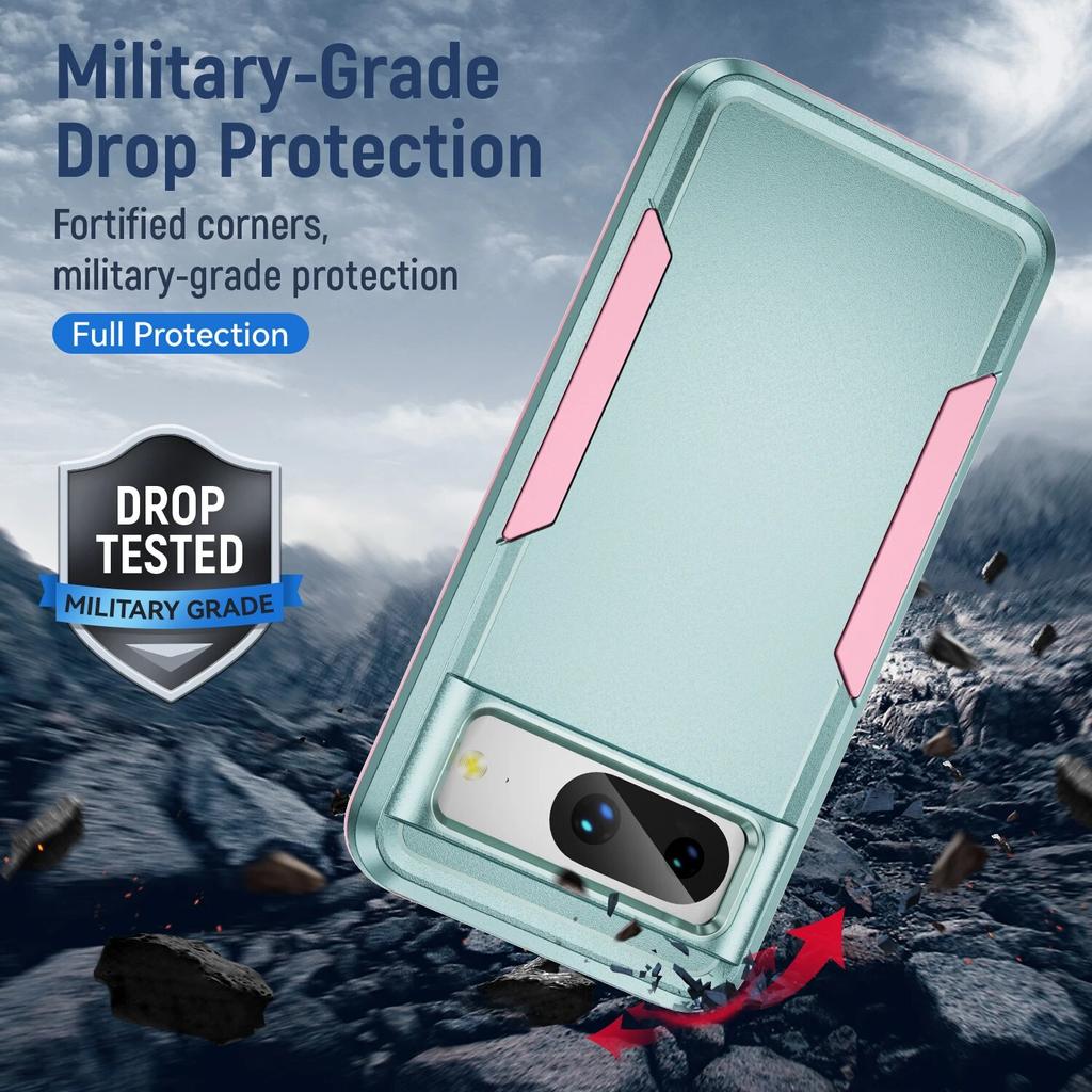 Anti-Klopf-Schutzhülle für Google Pixel 8 Pro, Pixel7, Pixel7a, Pixel8, Pixel 7, 6 Pro, 6A, 7A, Pixel6, stoßfeste Rückabdeckungen