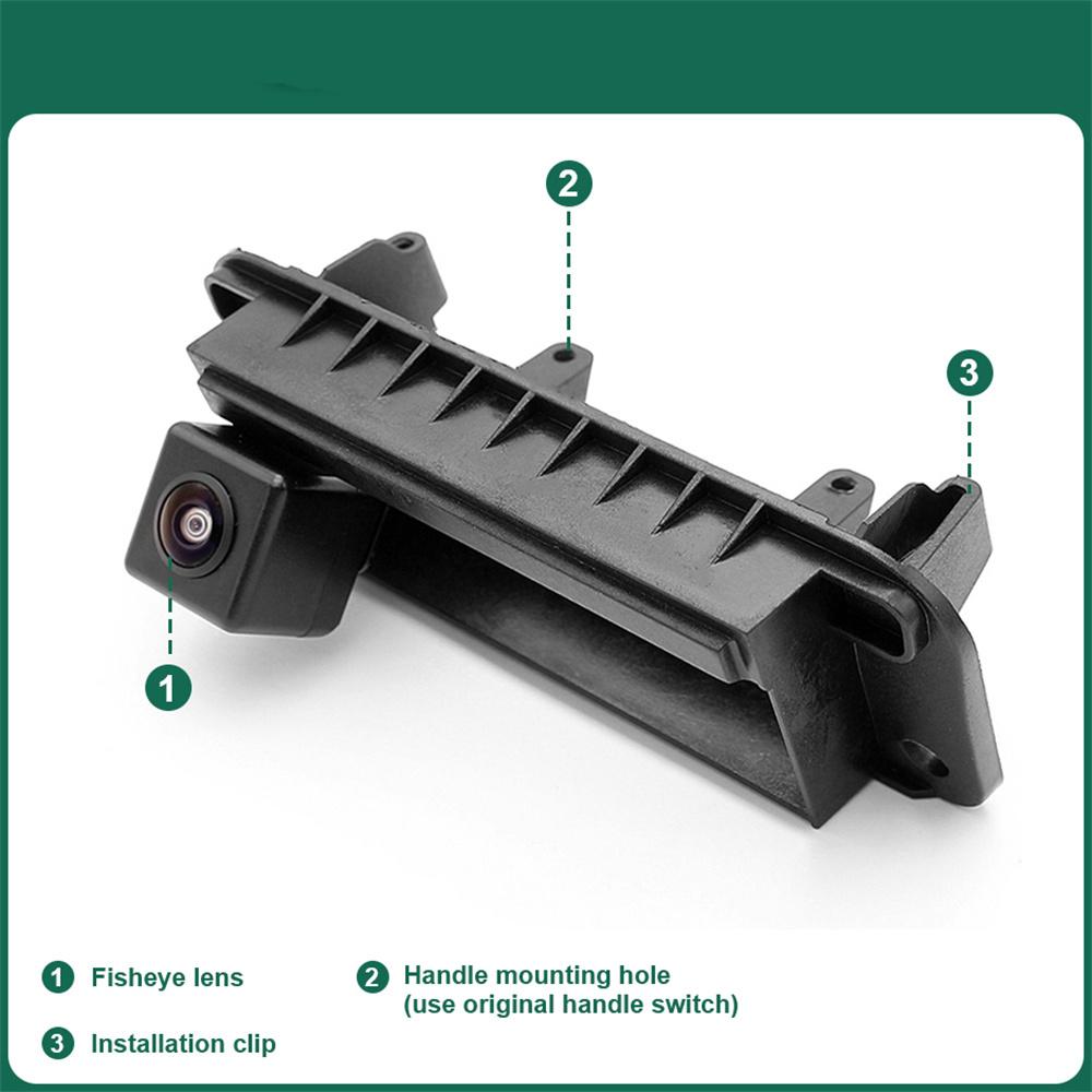 AHD 720P  Reverse Backup Trunk Handle Camera For Benz C Class MB W205 S204 W212