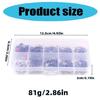 115Pcs Slides Bearing Swivels Triple Swivels Fishing Line Connector Swivels Accessory for Bass Trout Fishing