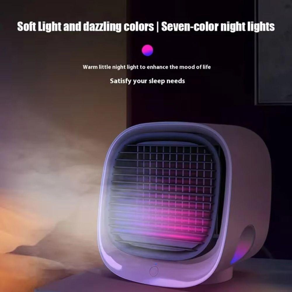 Portable Design Spray Fan Desktop Size Humidification Fan Household Item Electric Fan Desk Place