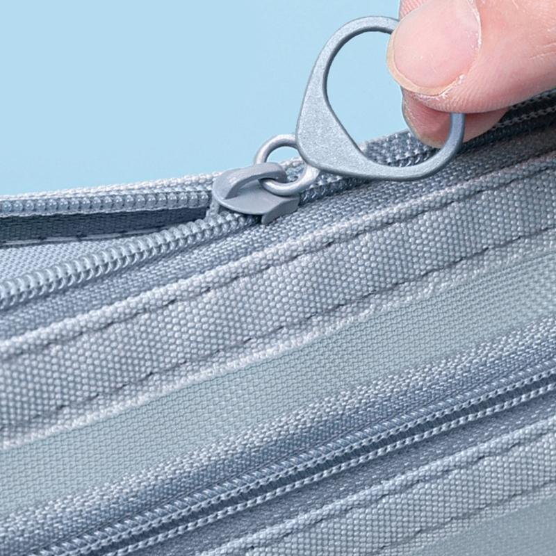 Clear Mesh Pencil Case High Capacity Pencil Bag Marker Organizers Storage Pouches Travel Cosmetic Bag for Adult Student