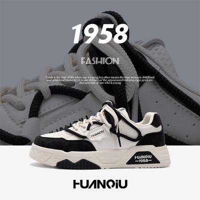 Global Board Shoes Men's Versatile ZHQ1208 Trendy Spring Men's Shoes Platform Bread Shoes Men's Casual Shoes