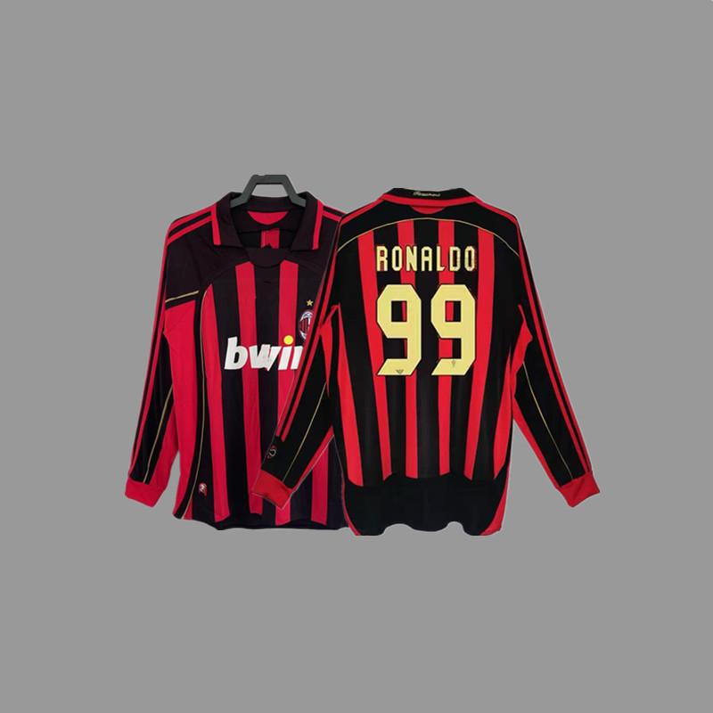 AC vintage jersey football jersey Maldini Tonali Ibka Piatek Shevchenko jersey