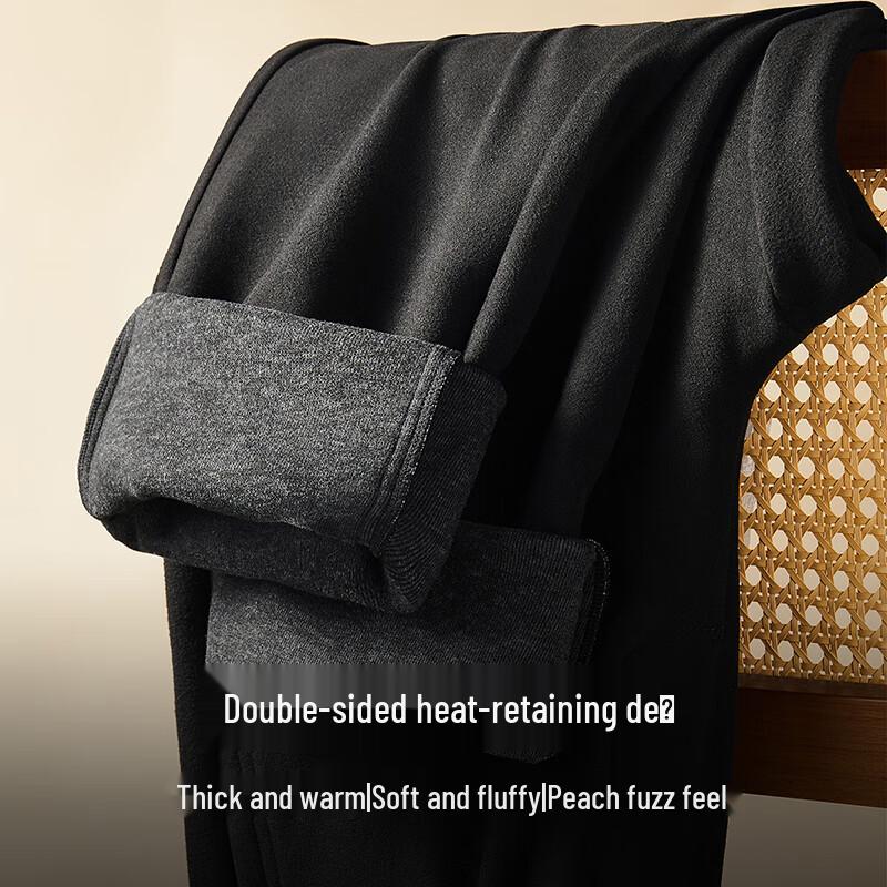 Men's Double-Sided De Rong Thermal Cropped Pants