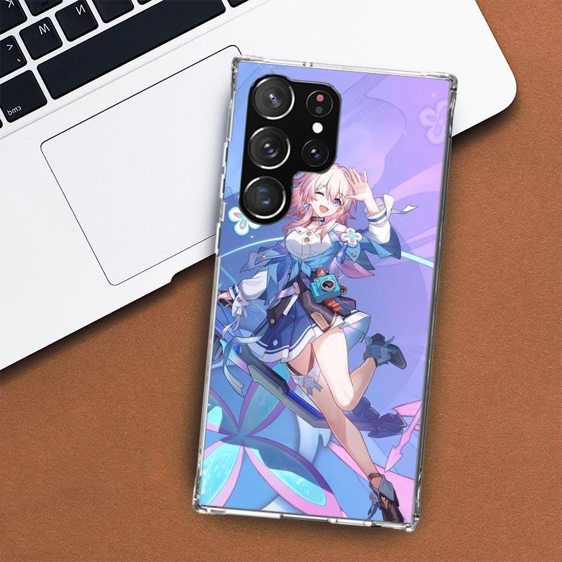 Honkai Star Rail March 7TH Phone Case For Samsung Galaxy S24 S23 S22 Ultra S21 S20 Fe S10 Plus S10E S9 S8 + Shell Coque