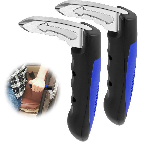 

2 Pcs Car Assist Handle for Elderly, Multifunction Car Door Handle Assist, Vehicle Support Handles Seatbelt Cutter Portable Automotive Car Handle синий