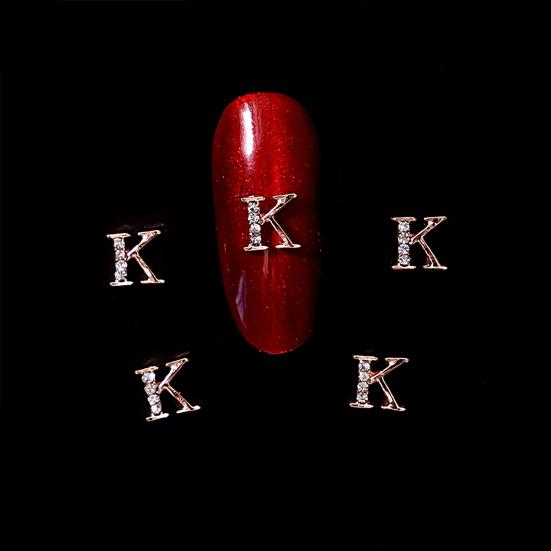 Alfabete de manichiură elegantă Decorative de lux care nu căde