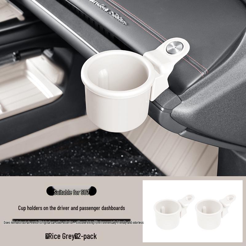 Porta-copos sob medida para Xiaomi SU7: Cor Original e Acessório Multifuncional para Interior de Carro