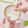 Tableware Double Layer Salad Cup Leakproof Dopamine Fruit Drain Cup with Fork Plastic Breakfast Cup Worker