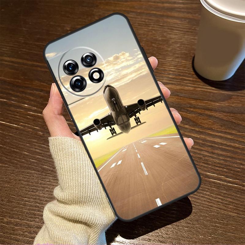 Airplane Plane Aircraft Case For OnePlus 15R 13R 12R 10R 8T 10T 13T 15 13 12 11 9 10 Pro Nord CE 5 4 3 2 Lite N20 N30