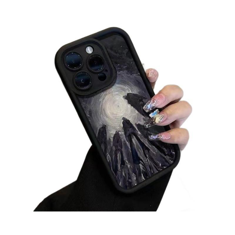 Dark Gaze Abyss for 16pro iPhone Case iPhone14plus Personality 13promax Soft X