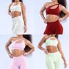 Seamless High Elastic Matte Nylon Sports Bra With Full Coverage For Yoga And Running