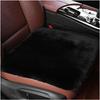 Sheepskin Car Seat Cushion, Comfortable Soft Fur Wool Auto Front Seat Cover, Vehicle Seat Protector Pad For Warm Winter Office Chair, Universal Decor