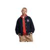 New Converse Baseball Jacket Men's Navy Blue 10026807-A02