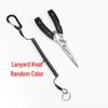 Stainless Steel Multi-function Fishing Pliers: Scissors, Hook Removal, PE Line Cutting, Hook Tying, Fish Control.
