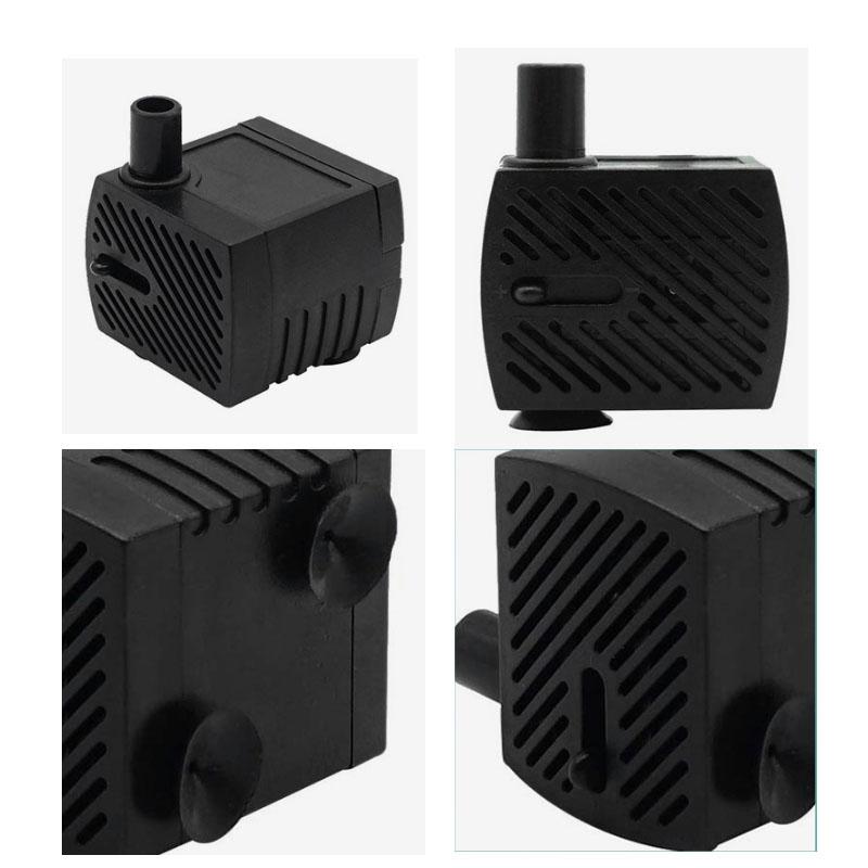 3/5/10/16/25/35/45W Submersible Water mirco Pump EU 220v for Water Garden Hydroponic Systems Aquarium Table top Fountains Pon