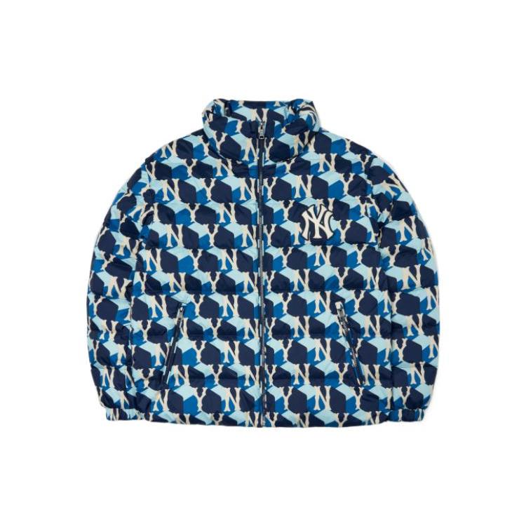 MLB New York Yankees Down Jackets Unisex Blue Stand Collar Moderate Other 3ADJM0626-50NYD XS