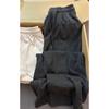 Dark Grey Unisex Lazy Style Drapey Winter Pants