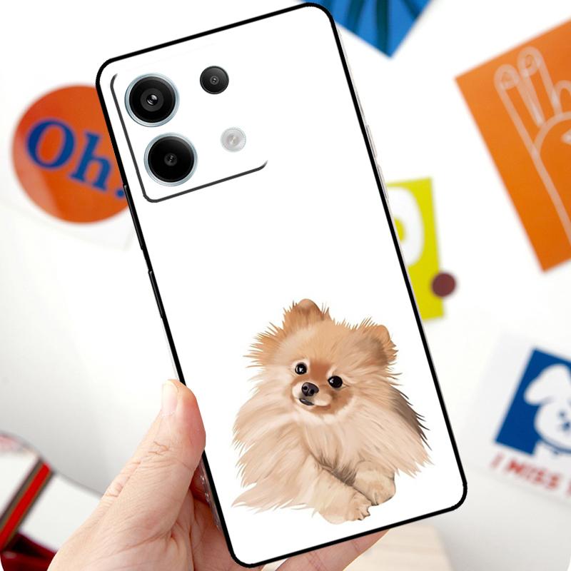 

Чехол для телефона Pomeranian Dog Funda для Xiaomi Redmi Note 11 10 12 13 14 Pro 11S 12S Чехол для Redmi 15 10C 13C 12C 14C 15C Redmi 10