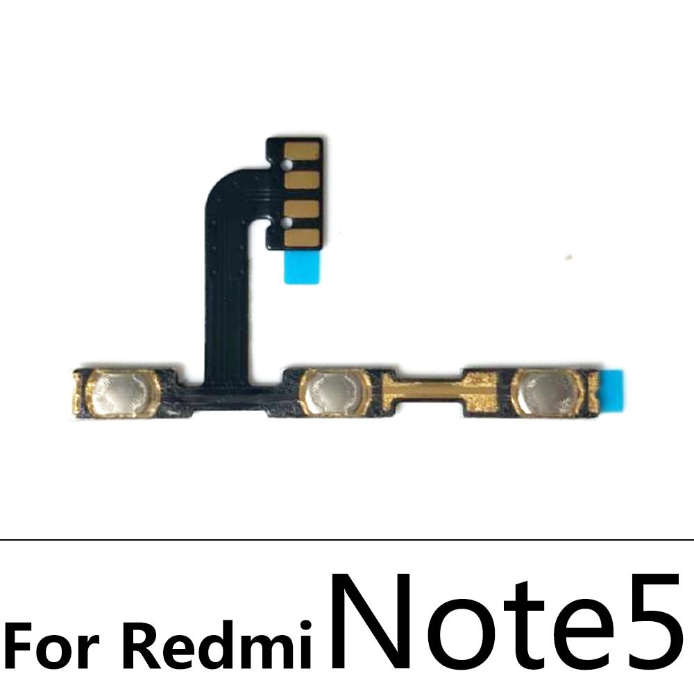 Power Switch On Off Volume Side Key Button Flex Cable Replacement Part For Xiaom Redmi Note 1 1 1 9 9S Note 1X Note 6 7 8 9 Pro