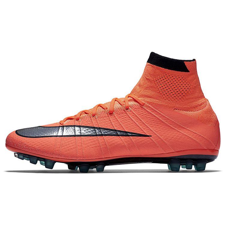 Nike Artificial Turf AG (Rubber Short Studs) Shock Absorbing Non-Slip Durable Soccer Shoes Men Soccer Shoes Orange 717138-803