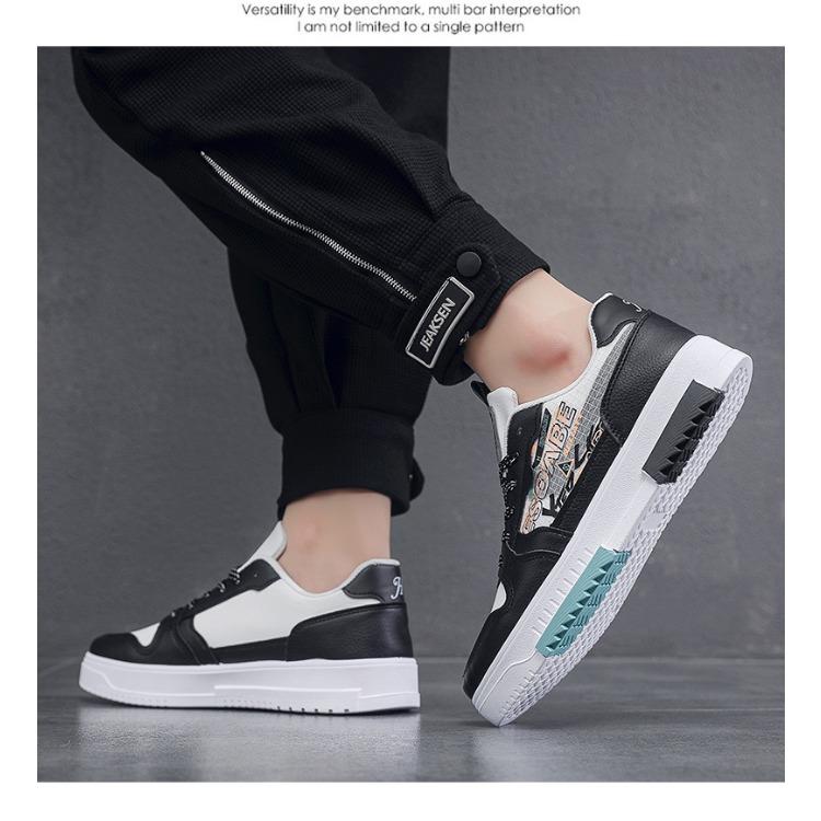 Men's Shoes Summer Breathable Little White Shoes Male Student Trend All Match Thick Sole Sports Casual Shoes Daddy Tide Shoes