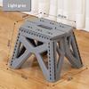 Portable Collapsible Plastic Stool Lightweight Space-Saving Small Chair for Outdoor Camping Fishing Travel Home Use