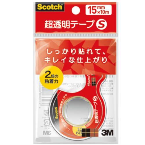 

3M Japan Ultra-transparent Tape S Dispenser Small Volume 15mm x 10m