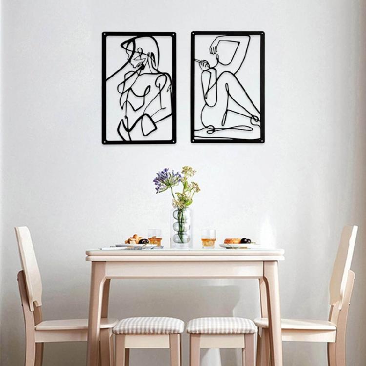 Metal Wall Hangings Pendants Create Stylishs Atmospheres for Bedroom Decors