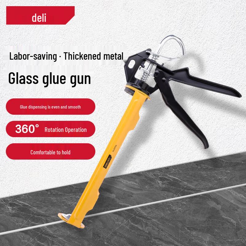 Deli 9-inch Rotating Caulking Gun